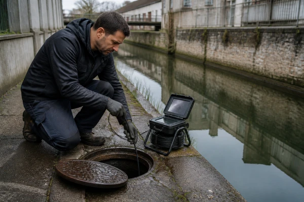 Inspection caméra canalisation Saint-Lyé ouest